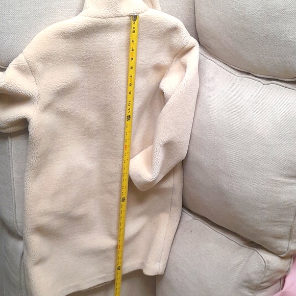 Express Cozy Long Sherpa Coat - Like New! - Picture 16 of 16